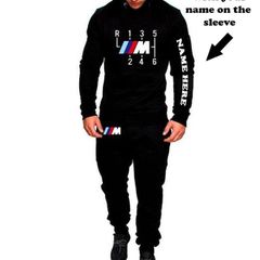 Personalized with name BMW M sports m power Shifter Fit Hoodie Men Sports Set bmw Hoodie and trousers bmw tracksuit set