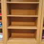 Oak color book shelf  lots of space Image 8