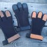 Protective Archery glove 3 fingers (natural leather).S/M/L/XL Image 9