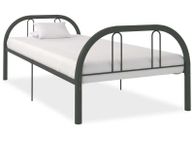 main image for ad Bed Frame Grey Metal 90x200 cm