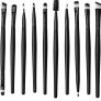 Make up Brush Set 20 PCs Professional Face Eyeliner for Foundation Blush Concealer Eyeshadow with Travel Black (FREE POSTAGE) Image 7
