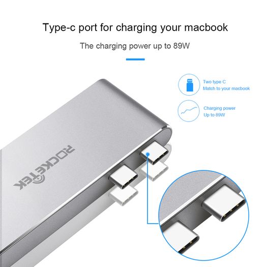 Rocketek Mini Doc Combo USB 3.0 Hub & SD/TF Card Reader Aluminum Alloy (Brand New/Warranty)