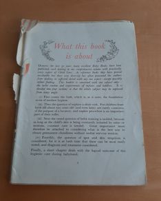 Vintage baby care booklets