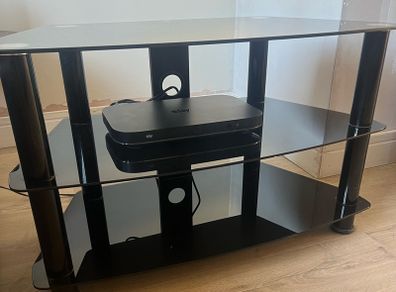 Black tv stand