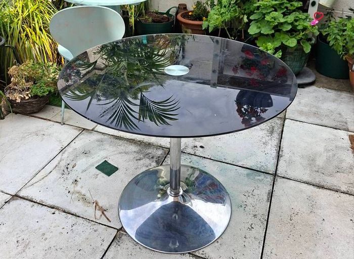 Glass Top Table