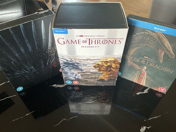Game Of Thrones blu ray complete seasons 1-8 +