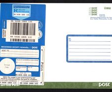 1998 Ireland Registered Envelope Unused