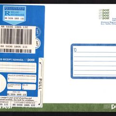 1998 Ireland Registered Envelope Unused
