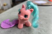 Little Tabby Teeny Ponies MLP G1 My Little Pony with Duck Comb