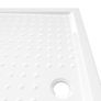Shower Base Tray with Dots White 80x120x4 cm Image 6