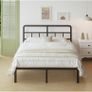 Small Double Bed Frame 4ft with Curved Headboard Image 8