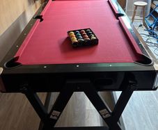 Pool and air hockey table (flips over)