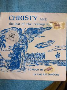 Christy And The Last of the Teenage Idols vinyl single Irish
