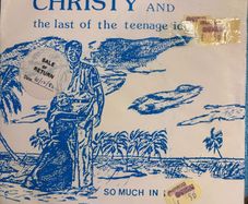 Christy And The Last of the Teenage Idols vinyl single Irish