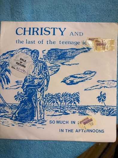 Christy And The Last of the Teenage Idols vinyl single Irish