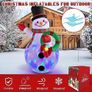 6 FT Snowman Inflatable Image 2
