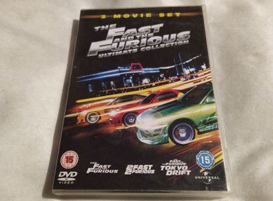 The Fast & The Furious 3 Movie Dvd Boxset