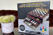 Wooden Games Compendium Featuring all the Classic Board Games