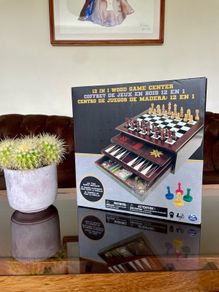 Wooden Games Compendium Featuring all the Classic Board Games