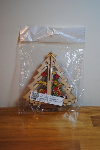 Christmas Decoration. 3D Xmas Tree Pendant