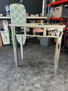 mirrored console table
