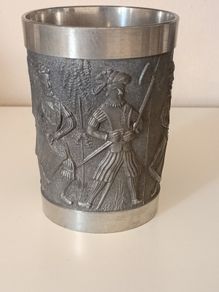 Mullingar Pewter Cup. Fair Condition