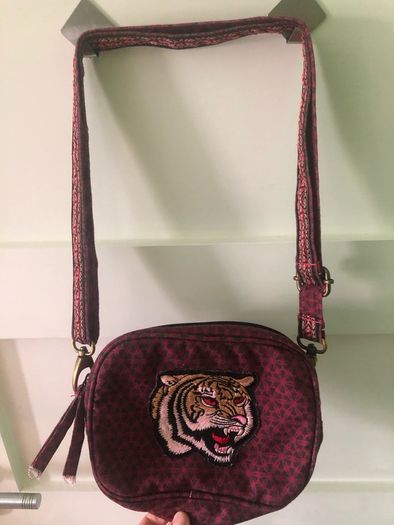 ANOKHI tiger print shoulder bag