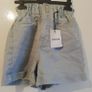New Look Womens Denim Shorts UK6 EU34 Paperbag High Waist Light Blue BNWT CAN POST Image 2
