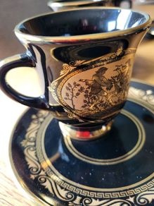 Handpainted  12 Piece expresso/tea service