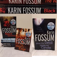 Karin Fossum Thriller Crime Novels Book Collection