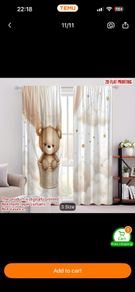 baby nursery curtain