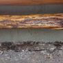 Rustic Stove Mantle / Flat floating shelf Image 3