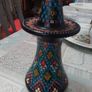 Vintage Hand Painted Candle Holder Image 3