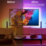 TV LED Backlights 4.5M,Romwish LED Strip Lights with Bluetooth APP Control for 65-75 inch TV, 16 Million Colors, Music Sync Color Changing + Sensitive Mic + Timing Function, Adapter USB Powered Image 7
