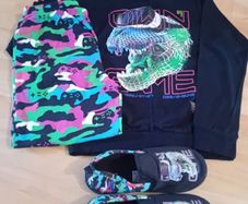 Next Gaming Pyjamas Age 10 yrs & Matching Slippers Uk 3