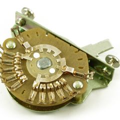 Oak Grigsby 5-Way Lever Switch, Double Pole