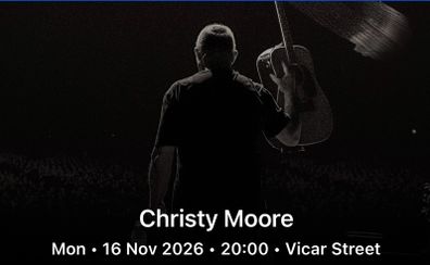 Christy Moore Vicar St