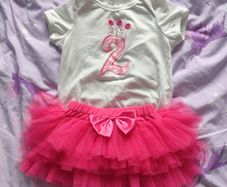 Baby birthday dress age 2
