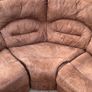 Brown Recliner L corner sofa/couch Image 7