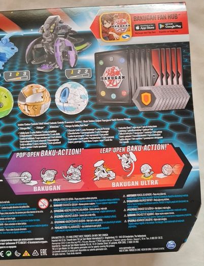 bakugan battle pack aquos nobilious- darkus krakelios brand new sealed