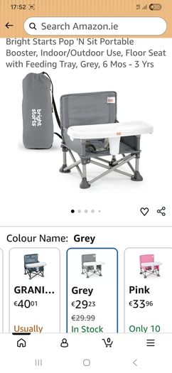 New Pop & Sit Portable Booster