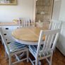 Solid Oak Extendable Dining Table and 4 Chairs Image 9