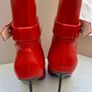 Simmi London red ankle boots Image 2