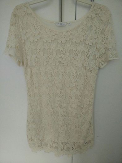 New Look Cream Lace top