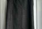 Oasis grey pin striped skirt