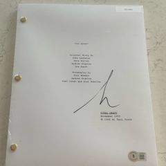 Tim Allen (Buzz) Toy Story script auto Beckett Authentication Sealed