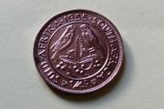 1955 South Africa Queen Elizabeth II Farthing