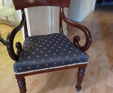 Regency style mahogany dining chair