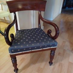 Regency style mahogany dining chair