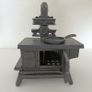 Vintage Bonnie Glo Miniature Cast Iron Stove - Cast Iron Collectible Image 3